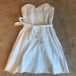 White Strapless Sun Dress!
